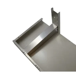 Wandbord Edelstahl, 1 Boden, Breite 1000x300 mm