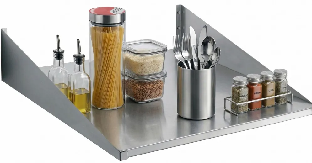Wandbord 600x600mm, CNS,600x600x155 mm