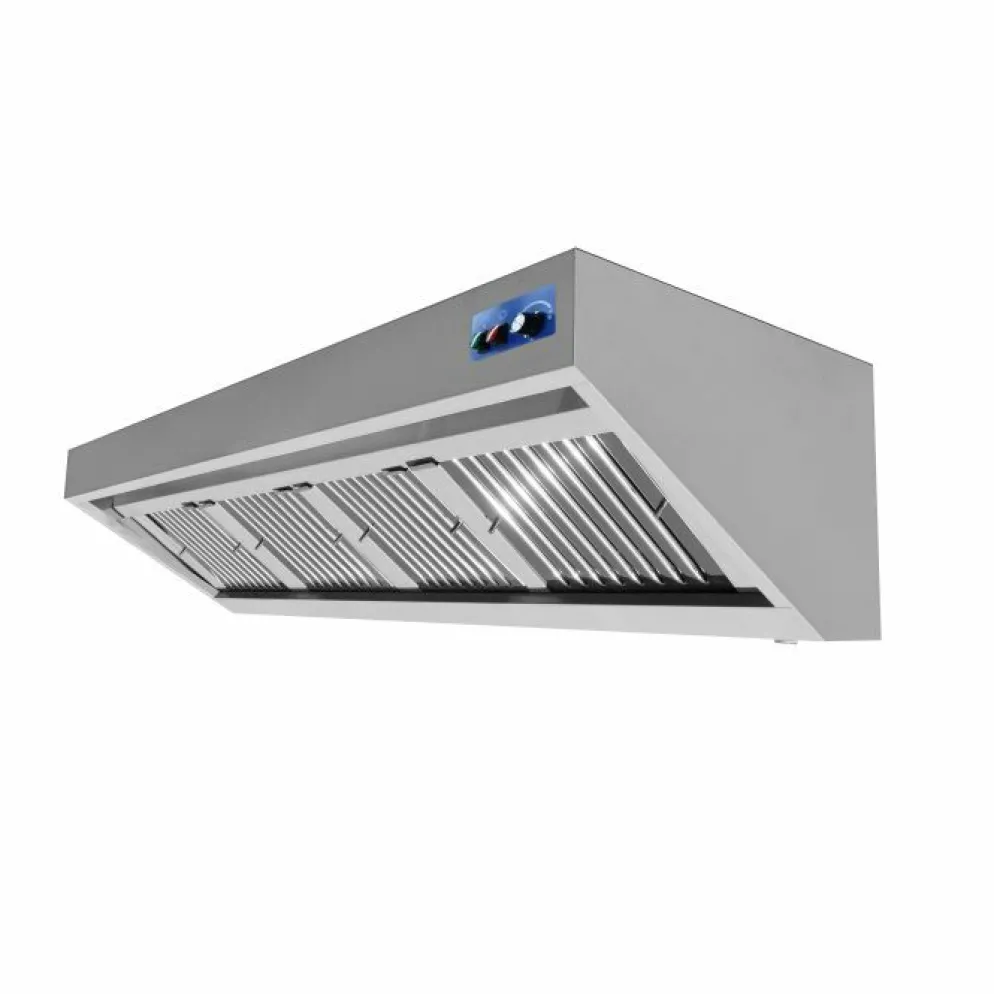 Wandhaube 1600 mm – Komplettset mit Motor, LED & Filtern 900er Tiefe