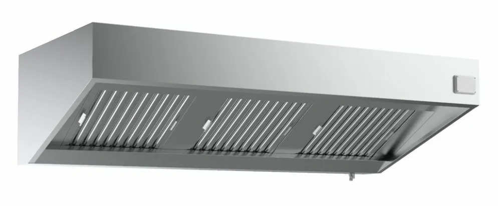 Wandhaube Schrägform mit Motor+Regler 1600x950x520mm