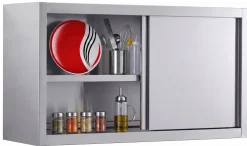 Wandhängeschrank mit Schiebetüren, 1400x400x660mm