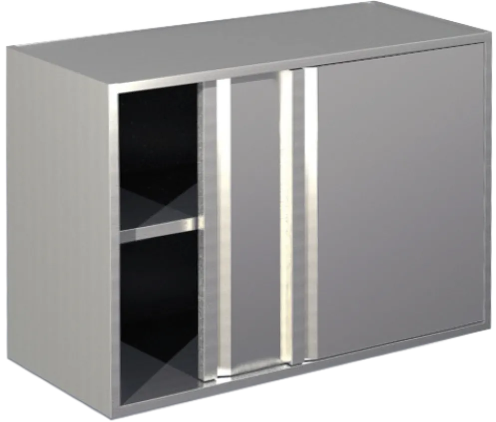 Wandhängeschrank mit Schiebetüren B 120cm x H 65cm