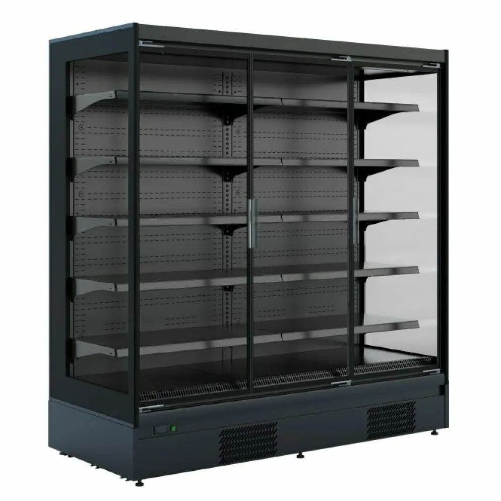 Wandkühlung Mike 1.3, Schwarz, Umluftkühlung, LED-Beleuchtung
