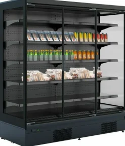 Wandkühlung Mike 1.9, Schwarz, Umluftkühlung, LED-Beleuchtung