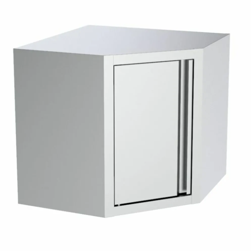 Wandschrank Ecke 700 mm, Edelstahl