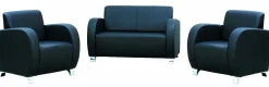 WEMBLEY Sofa 2 Sitzer Schwarz