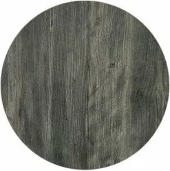 Werzalit Tischplatte ø 60 cm Ponderosa grau PG I