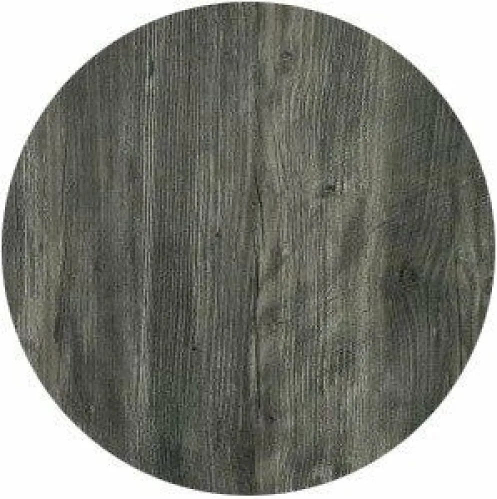 Werzalit Tischplatte ø 60 cm Ponderosa grau PG I