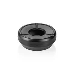 Windaschenbecher, Ø 12 cm, schwarz pulverbeschichtet, Edelstahl