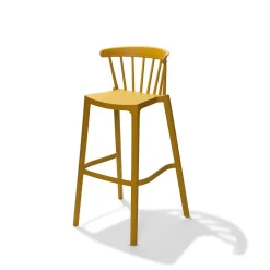 Windson Barhocker oker gelb, Polypropylen, 56x55x103cm