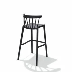 Windson Barhocker schwarz, Polypropylen, 56x55x103cm