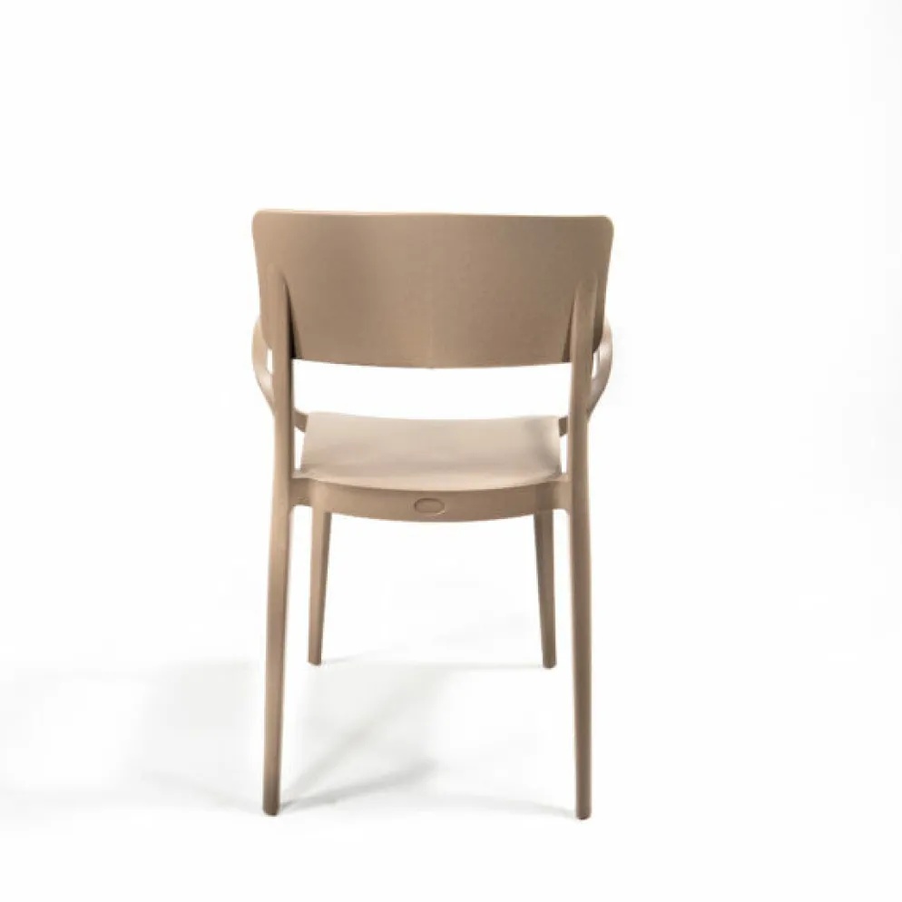 Wing Armchair Sand Beige Stapelstuhl Kunststoff