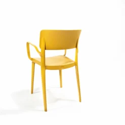 Wing Armchair Senf, Stapelstuhl Kunststoff
