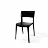 Wing Chair Schwarz, Stapelstuhl Kunststoff