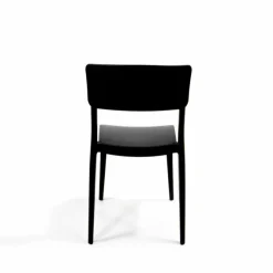 Wing Chair Schwarz, Stapelstuhl Kunststoff