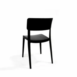 Wing Chair Schwarz, Stapelstuhl Kunststoff