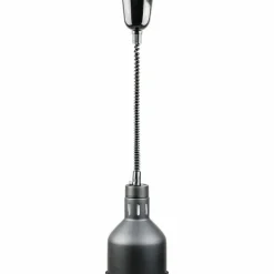 Wärmelampe zur Deckenbefestigung, schwarz,Ø-173mm