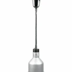 Wärmelampe zur Deckenbefestigung, silber, Ø-173mm