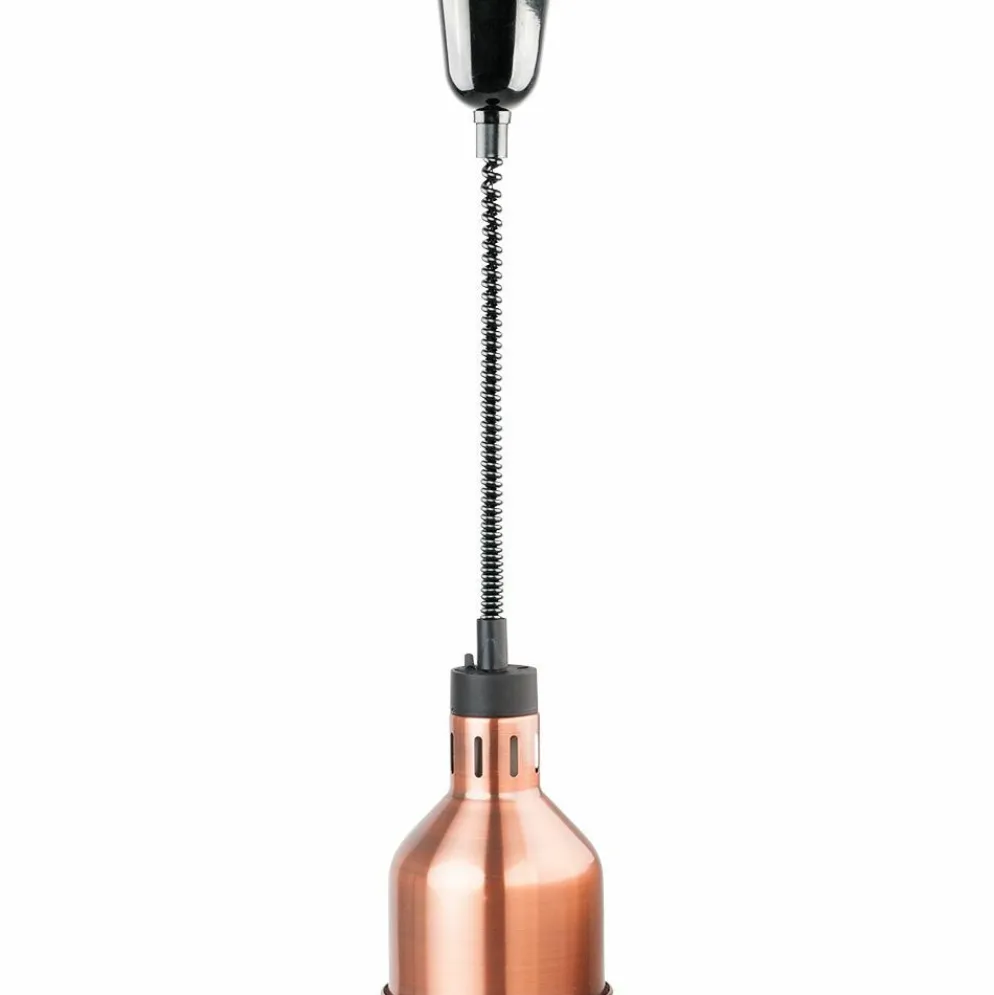 Wärmelampe zur Deckenbefestigung, bronze, Ø-173mm