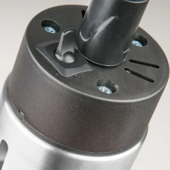 Wärmelampe zur Deckenbefestigung, silber, Ø-290 mm
