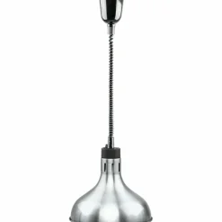 Wärmelampe zur Deckenbefestigung, silber, Ø-290 mm