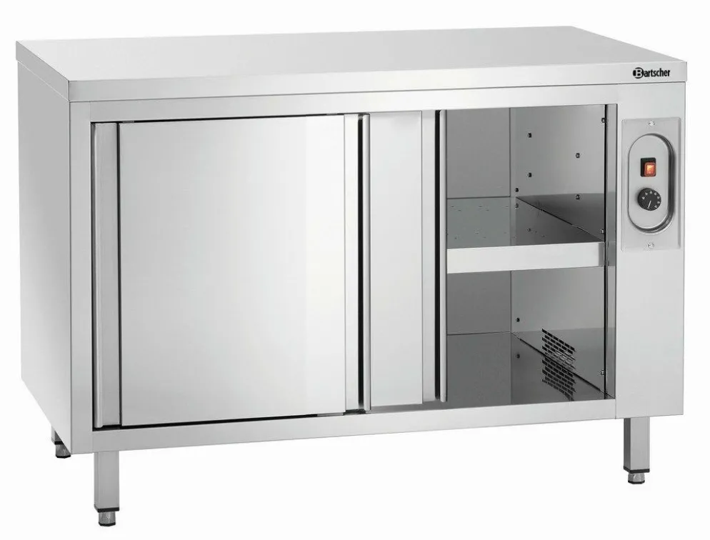 Wärmeschrank mit Schiebetüren und Zwischenboden Breite 1200mm