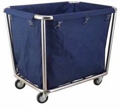 Wäschetrolley Edelstahl 900x650x850 mm