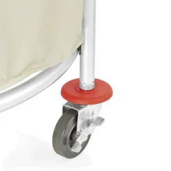 Wäschewagen, Ø 60 cm, Höhe 82 cm, Stahl pulverbeschichtet/Nylon