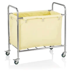 Wäschewagen, 90 x 54 x 92 cm, Edelstahl/Nylon