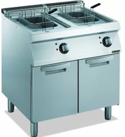 ZANUSSI Elektro Fritteuse EF7 2x15 Liter, 400V, 800 x 700 x 850 mm