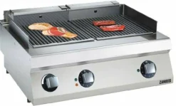 ZANUSSI Elektro-Kontaktgrill ERG7/2HT-HP, 7.5kW 400V, Breite 800mm