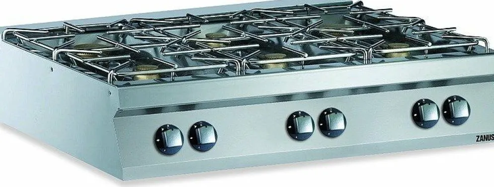 ZANUSSI Gasherd GH9 6 Flammen, 1200 x 900 x 250 mm