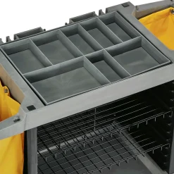 Zimmerservicewagen, 2 Wäschesäcke gelb, 2 x 70 Liter