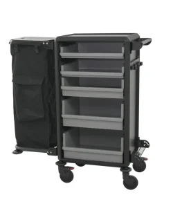 Zimmerservicewagen, 70 x 50 x 105 cm, Aluminium, HPL