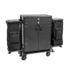 Zimmerservicewagen, 80 x 50 x 130 cm, Aluminium, HPL