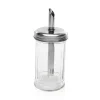 Zuckerspender Set, 300 ml, Ø 70 cm, Set á 6 Stück, Edelstahl, Glas
