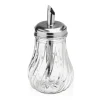 Zuckerspender Set, 120 ml, Ø 7 cm, Set á 6 Stück, Edelstahl, Glas